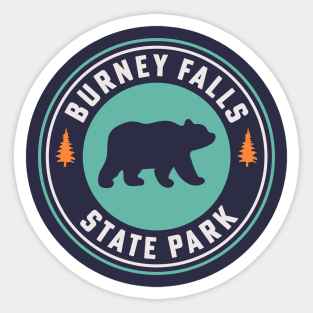 McArthur-Burney Falls State Park Burney Falls State Park Bear Sticker